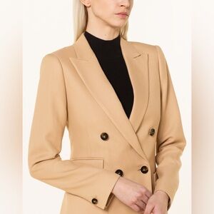 Reiss Double-Breasted Wool Blend Blazer